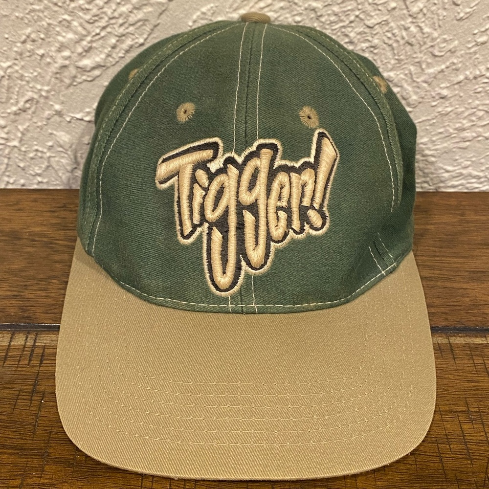 Vintage 90’s Mickey Inc Winnie The Pooh Tigger Spellout Snapback Hat Embroidered